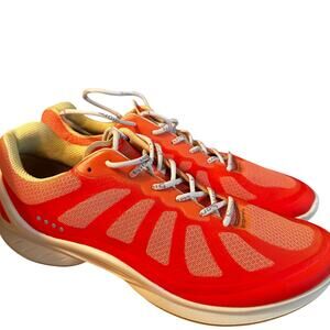 ECCO Biom Womens Golf Shoes EU 41 US 10 10.5 Red Orange Spikeless Sneakers